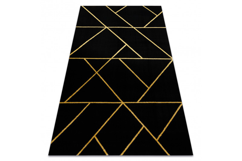 Kusový koberec Emerald geometric 1012 black and gold č.8