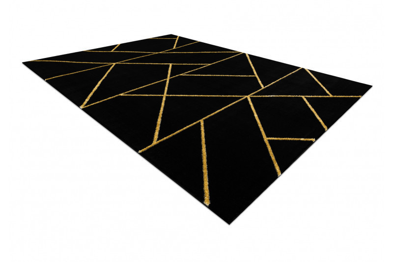 Kusový koberec Emerald geometric 1012 black and gold č.10