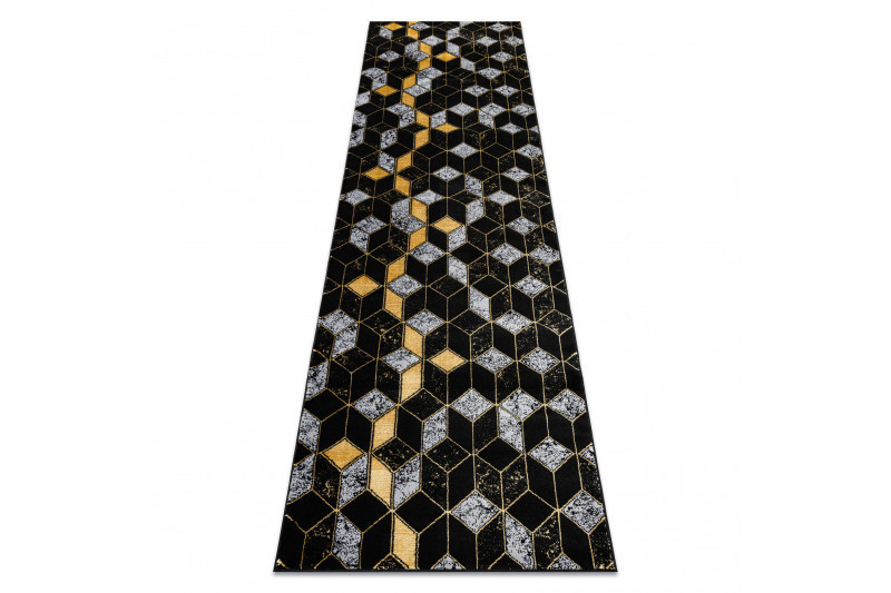 Běhoun Gloss 400B 86 3D geometric black/gold č.2