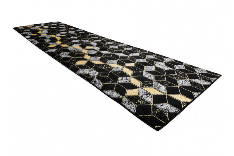 Běhoun Gloss 400B 86 3D geometric black/gold č.4