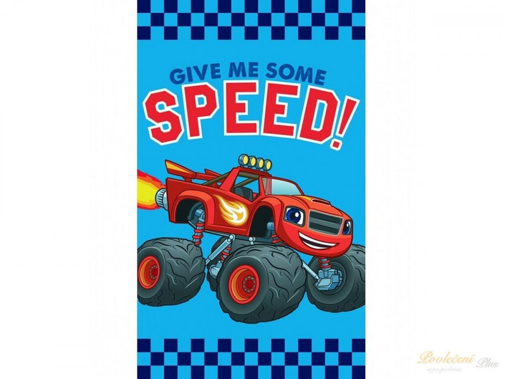 Ručník dětský Cars Čtyřkolák Speed 30 x 50 cm č.1