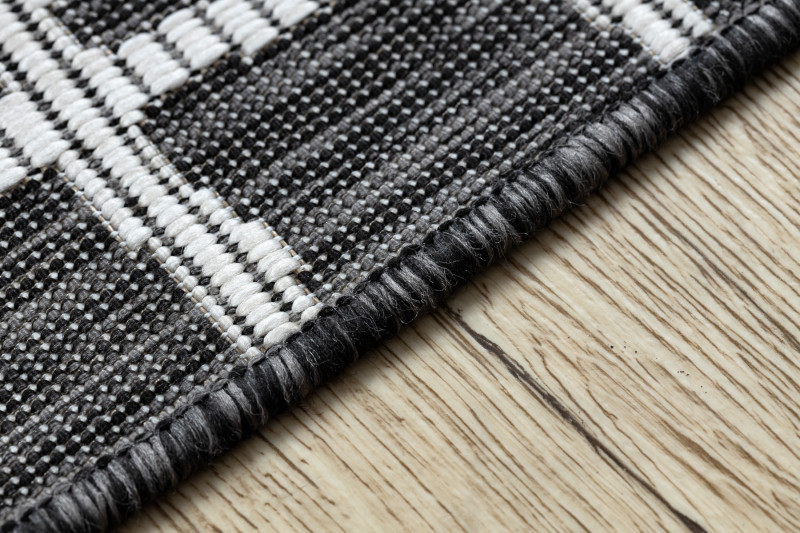 Kusový koberec Sion Sisal Trellis 22144 black/ecru – na ven i na doma č.7