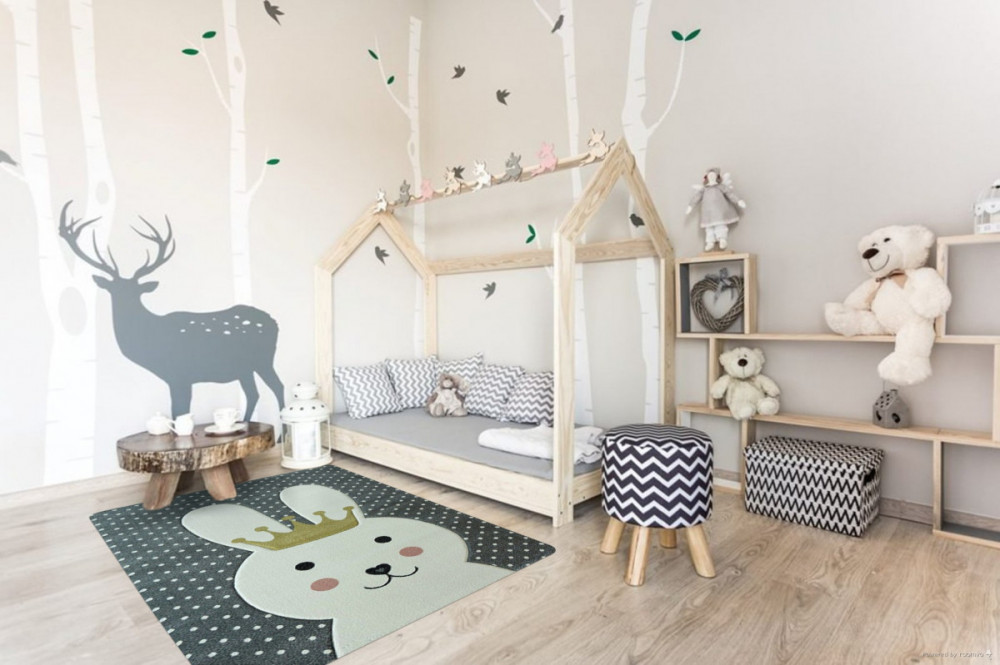 Dětský kusový koberec Smart Kids 22414 Grey č.5