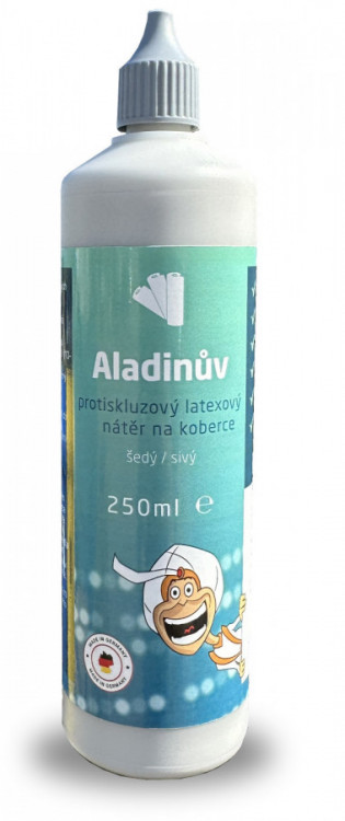 Lahvička protiskluzového nátěru na koberce 250ml č.1