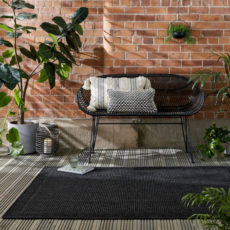 Kusový koberec Aruba Alfresco Weave Charcoal – na ven i na doma č.3