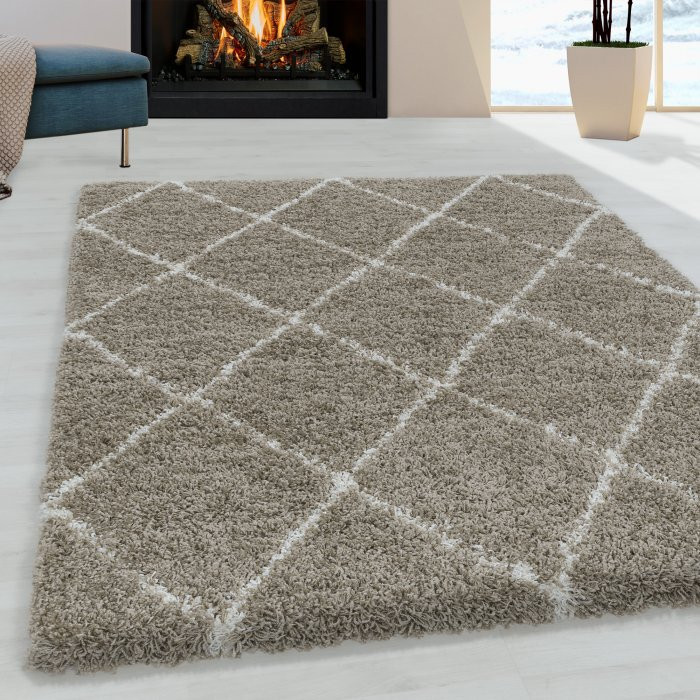 Kusový koberec Alvor shaggy 3401 beige - 200 x 290 cm č.2