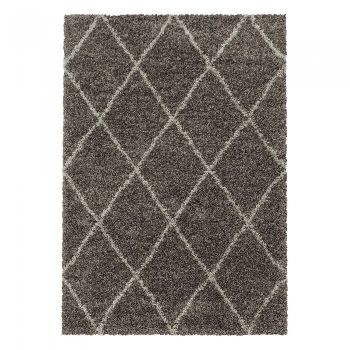 Kusový koberec Alvor shaggy 3401 taupe - 160 x 230 cm č.1