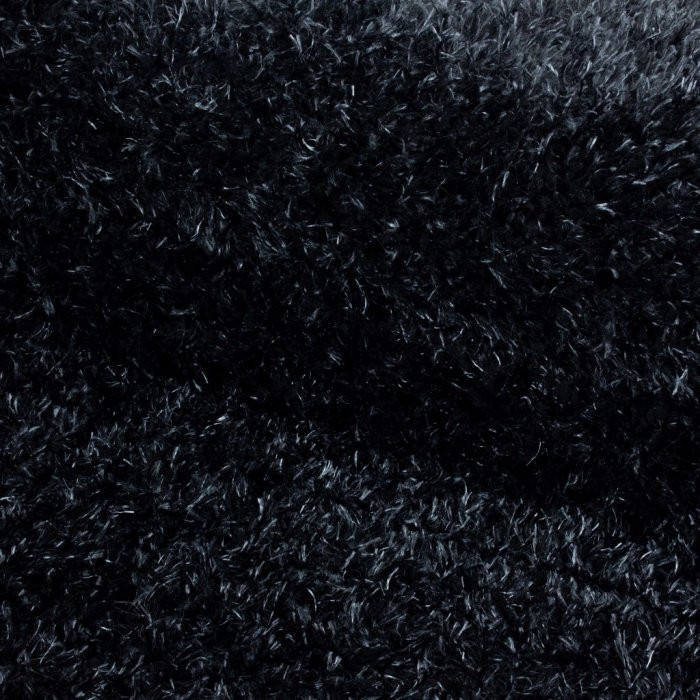 Kusový koberec Brilliant shaggy 4200 black - 140 x 200 cm č.7