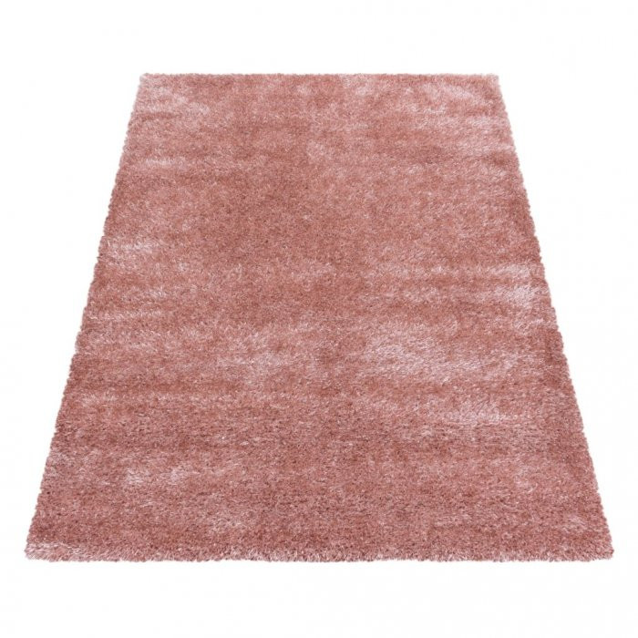 Kusový koberec Brilliant shaggy 4200 rose - 160 x 230 cm č.3