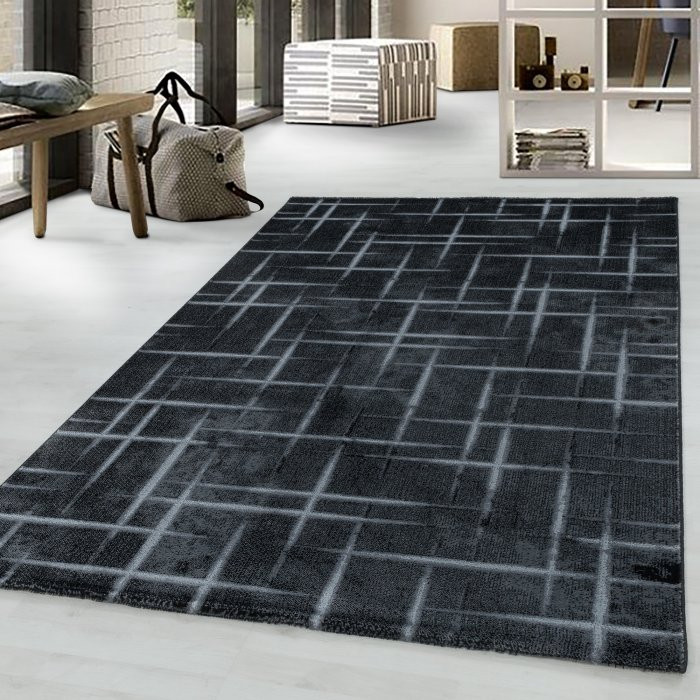 Kusový koberec Costa 3521 black - 80 x 250 cm č.2