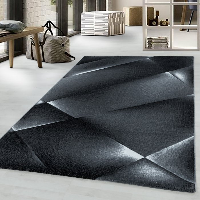 Kusový koberec Costa 3527 black - 80 x 150  cm č.2