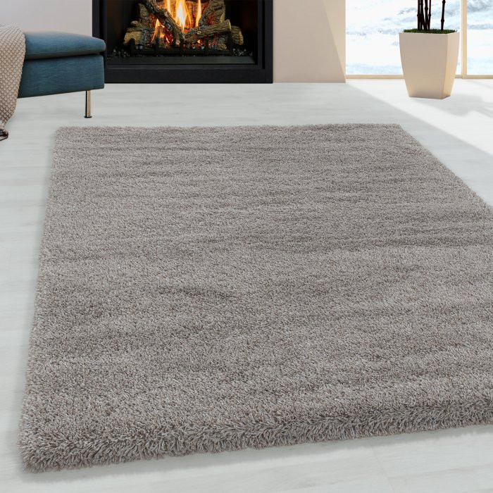 Kusový koberec Fluffy shaggy 3500 beige - 140 x 200 cm č.2