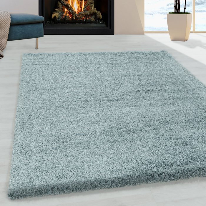 Kusový koberec Fluffy shaggy 3500 blue - 80 x 150 cm č.2