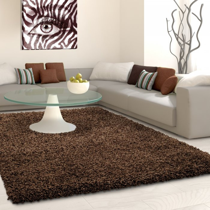 Kusový koberec Life Shaggy 1500 brown - 60 x 110 cm č.7