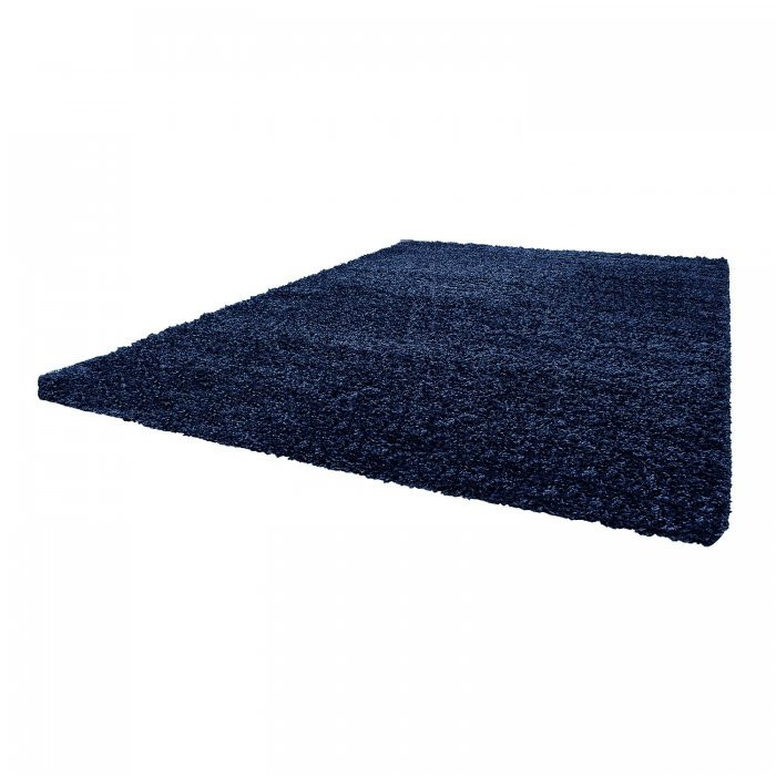 Kusový koberec Life Shaggy 1500 navy - Kulatý průměr 160 cm č.2