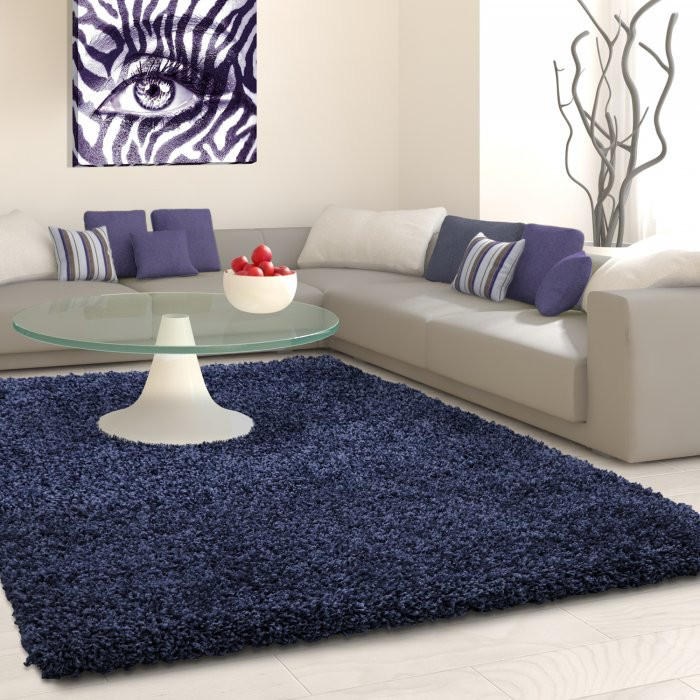 Kusový koberec Life Shaggy 1500 navy - 80 x 150  cm č.4