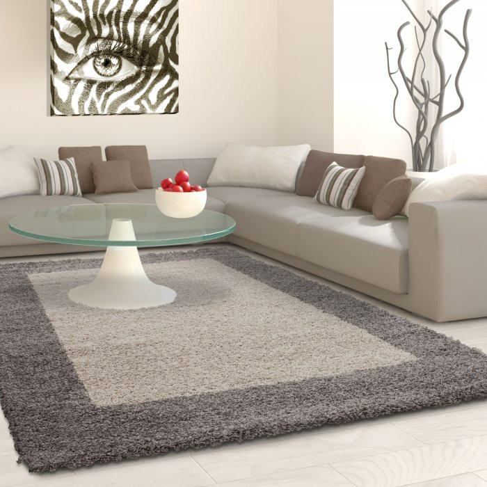 Kusový koberec Life Shaggy 1503 taupe - 80 x 250 cm č.2