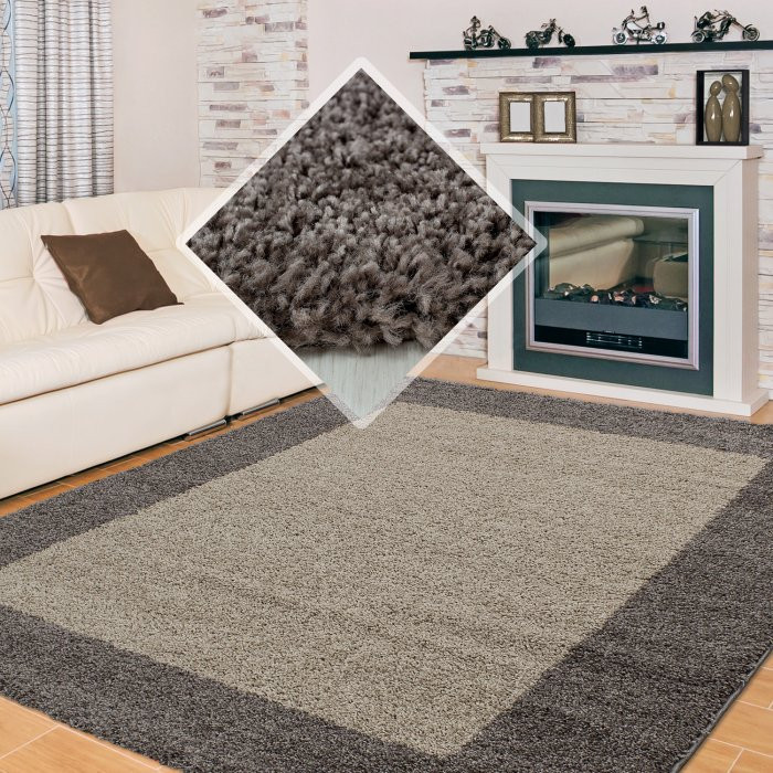 Kusový koberec Life Shaggy 1503 taupe - 80 x 150  cm č.7