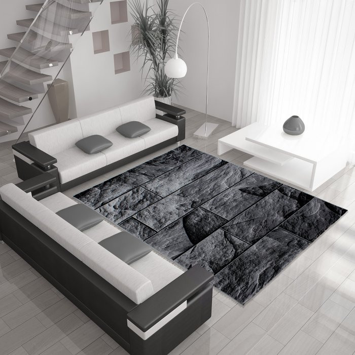 Kusový koberec Parma 9250 black - 120 x 170 cm č.2