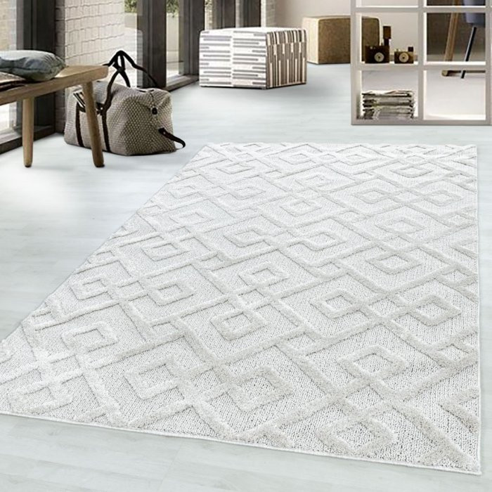 Kusový koberec Pisa 4708 cream - Kruh průměr 200 cm č.2