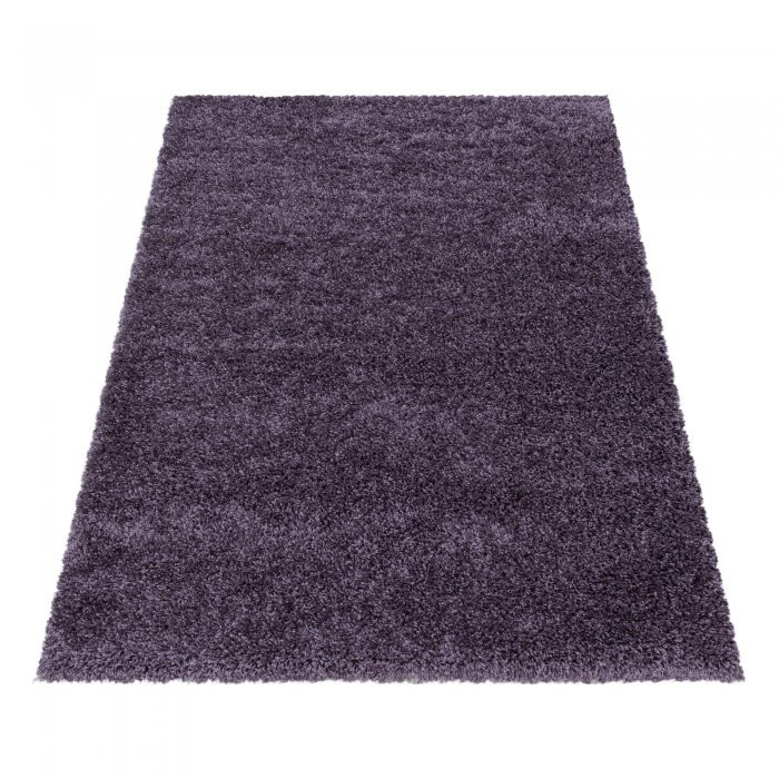 Kusový koberec Sydney shaggy 3000 violet - Kruh průměr 120 cm č.3