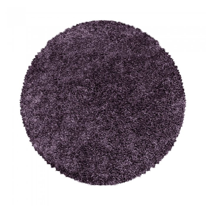 Kusový koberec Sydney shaggy 3000 violet - Kruh průměr 80 cm č.4