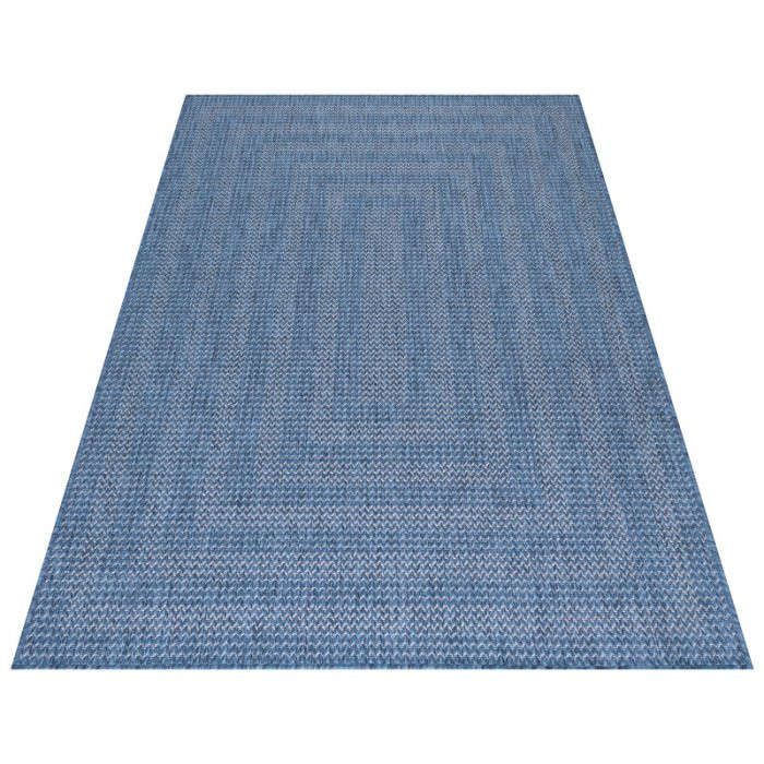 Venkovní kusový koberec Zagora 4511 blue - 80 x 250 cm č.2