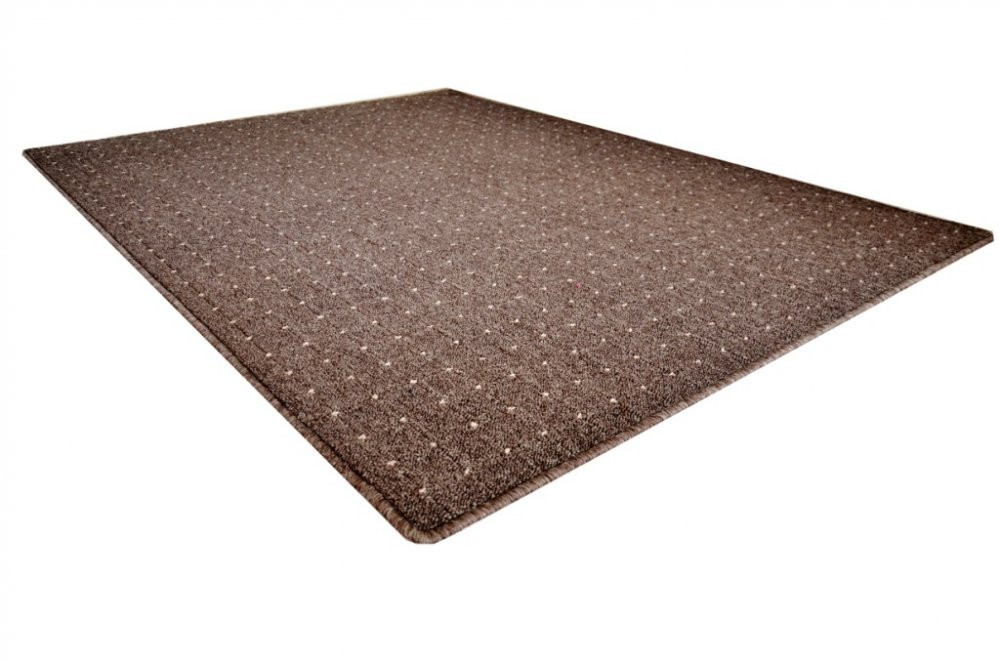 Kusový koberec Udinese hnědý - Kulatý 200 cm průměr č.5