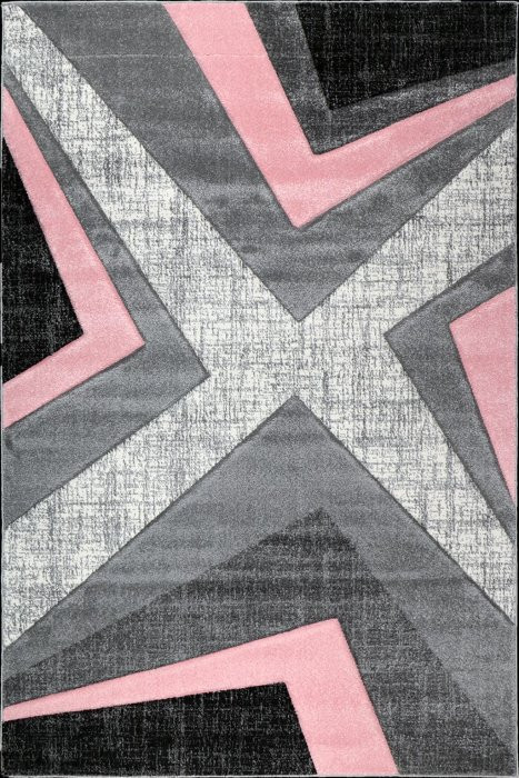 Kusový koberec Warner 1180A pink - 60 x 110 cm č.1