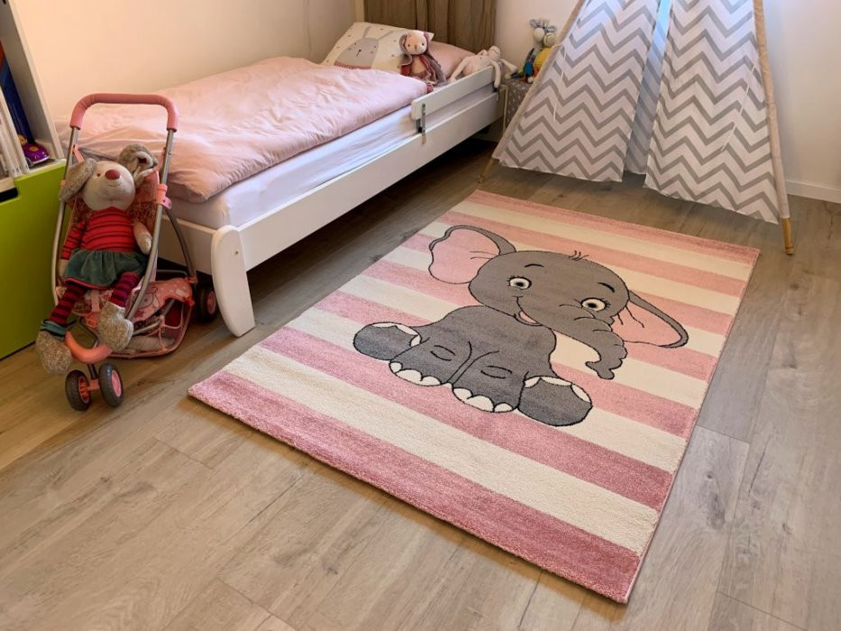 Dětský koberec Kiddo A1087 pink - 160 x 230 cm č.2