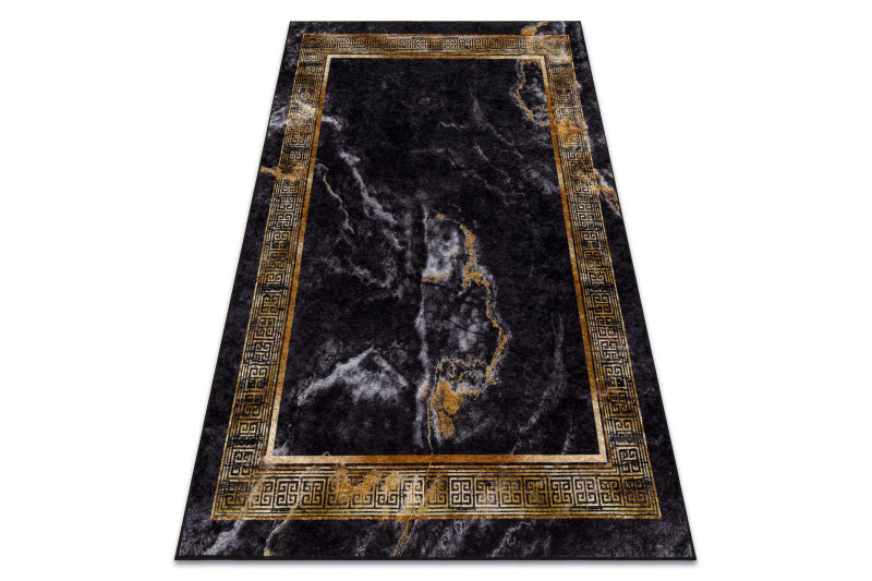 Kusový koberec Miro 51278.809 Marble black / gold č.9