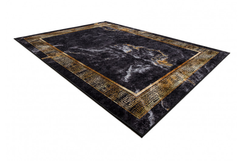 Kusový koberec Miro 51278.809 Marble black / gold č.10