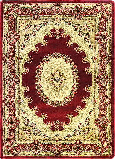 Kusový koberec Adora 5547 red - 60 x 90 cm č.1