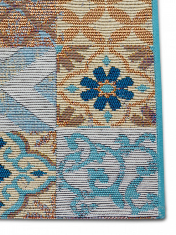 Běhoun Cappuccino 105880 Mosaik Blue Multicolored č.3