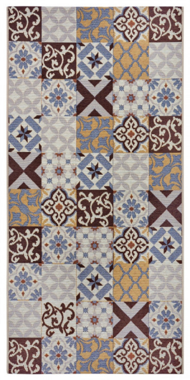 Běhoun Cappuccino 105881 Mosaik Brown Multicolored č.1