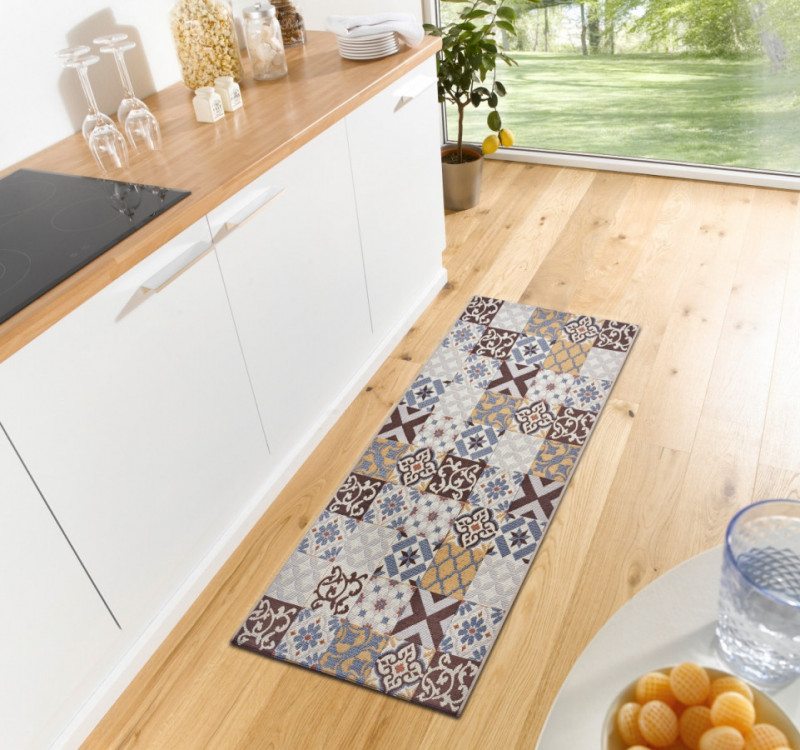 Běhoun Cappuccino 105881 Mosaik Brown Multicolored č.6