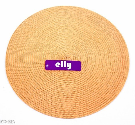 Prostírání ELLY kulaté 35 cm oranžové č.1