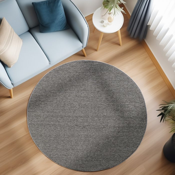 Kusový koberec Loom 4300 grey - Kruh 200 cm průměr č.3