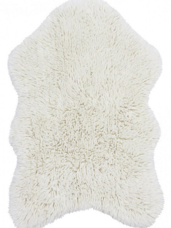 Vlněný koberec Woolly - Sheep White č.1