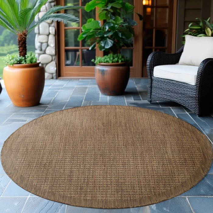 Kusový koberec Giza 1410 brown - Kruh 200 cm průměr č.3