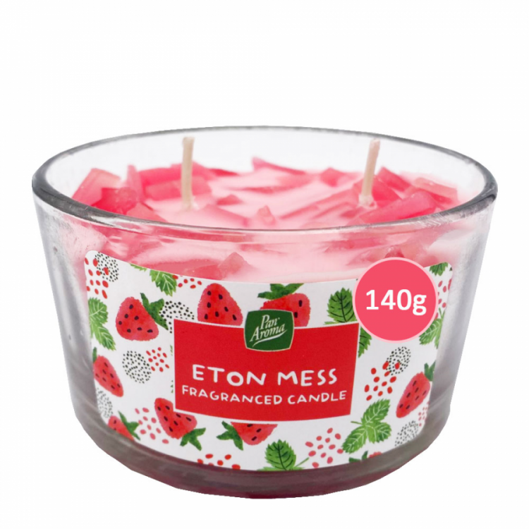 Svíčka vonná ve skle PAN AROMA Eton Mess 140g č.1