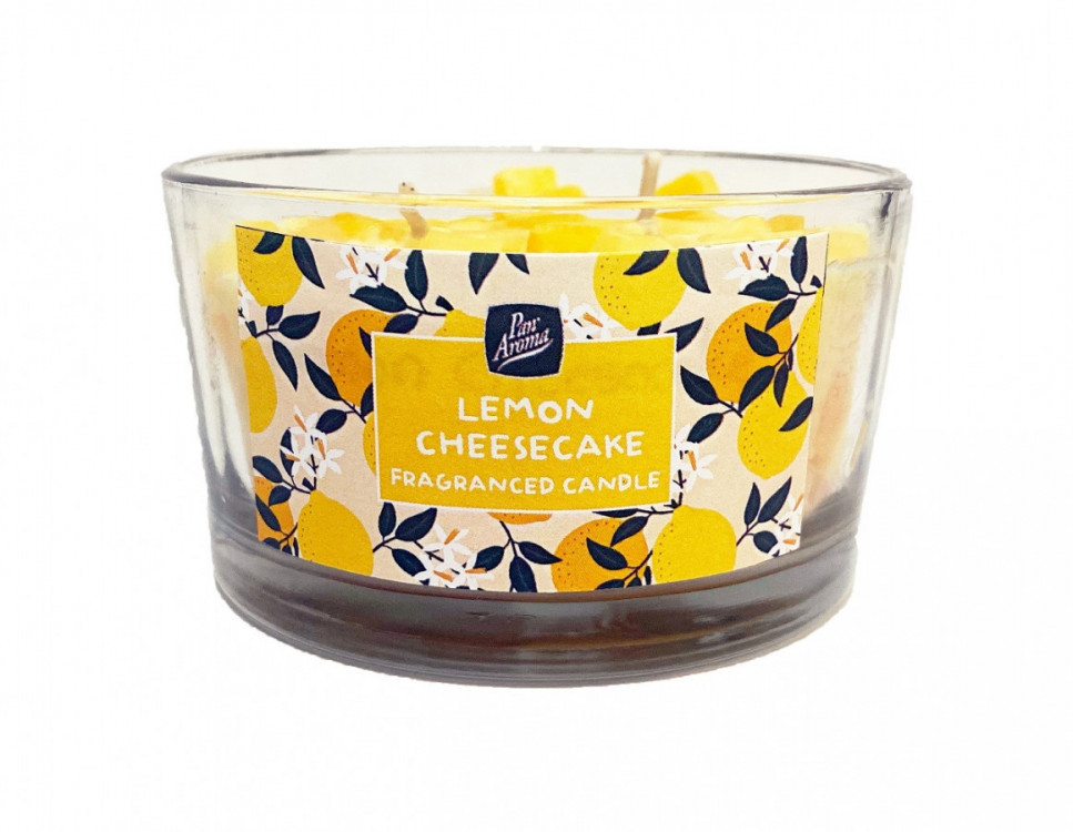 Svíčka vonná ve skle PAN AROMA Lemon Cheesecake 140g č.1