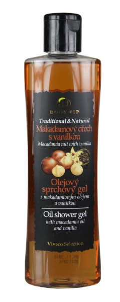 Olejový sprchový gel Makadamový ořech s vanilkou 200 ml č.1