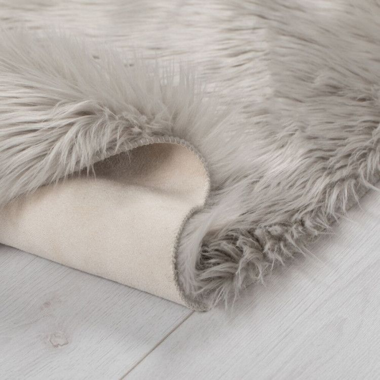 Kusový koberec Faux Fur Sheepskin Grey č.7