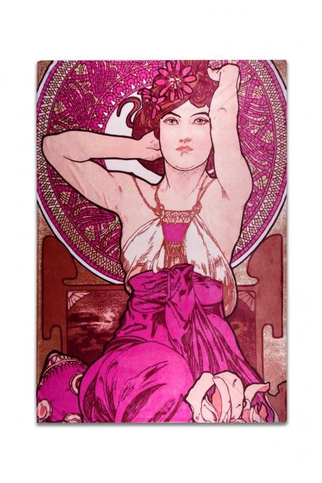 Deka AMETYST Alfons Mucha 150x200 cm č.2