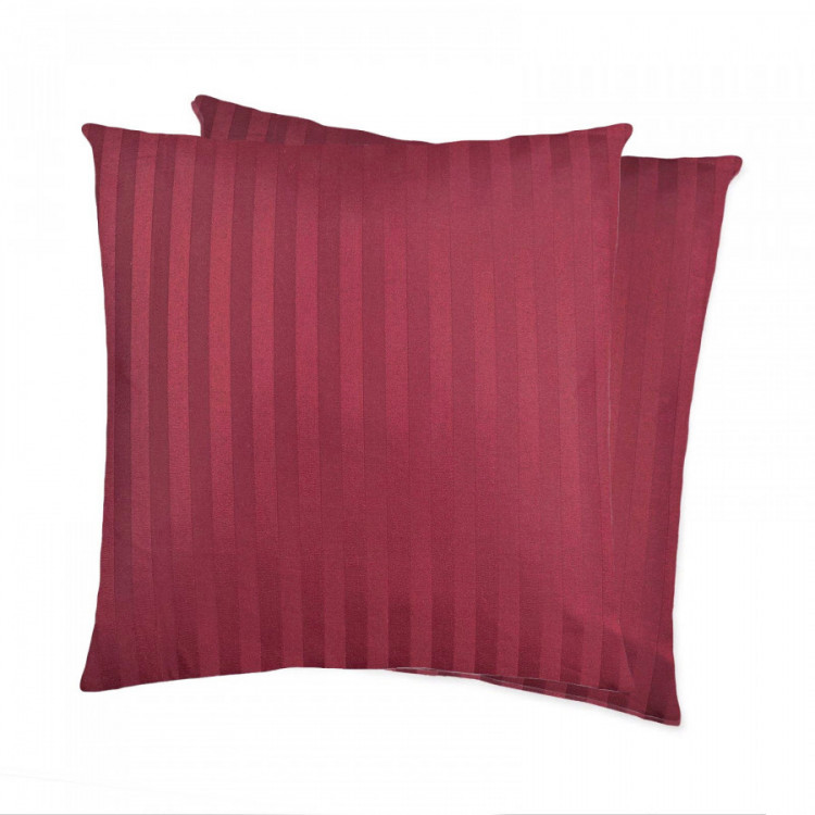 Povlak na polštářek 40x40 cm Damašek WINE RED 2 ks č.1