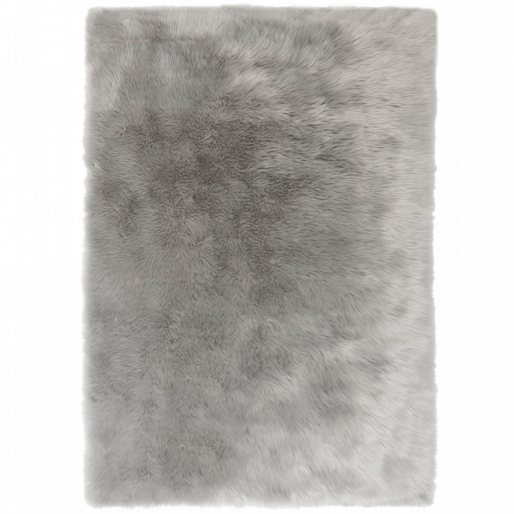 Kusový koberec Faux Fur Sheepskin Grey č.1