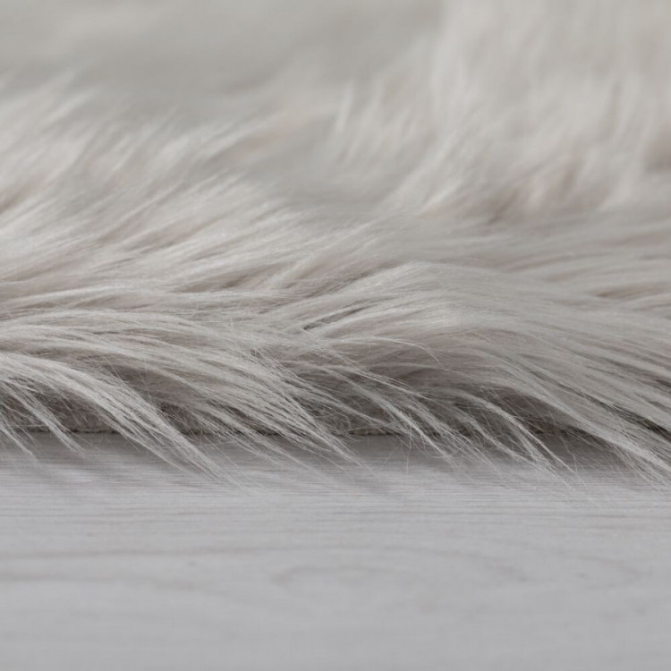 Kusový koberec Faux Fur Sheepskin Grey č.12