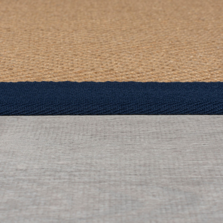 Kusový koberec Herringbone Border Kira Navy č.4