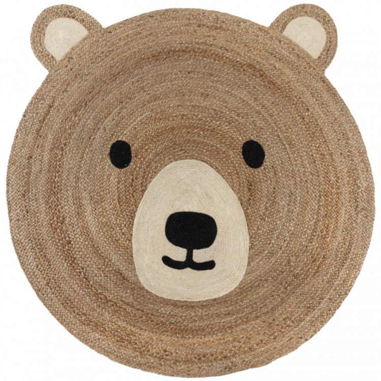 Dětský koberec Jute Kids Bear Natural č.1